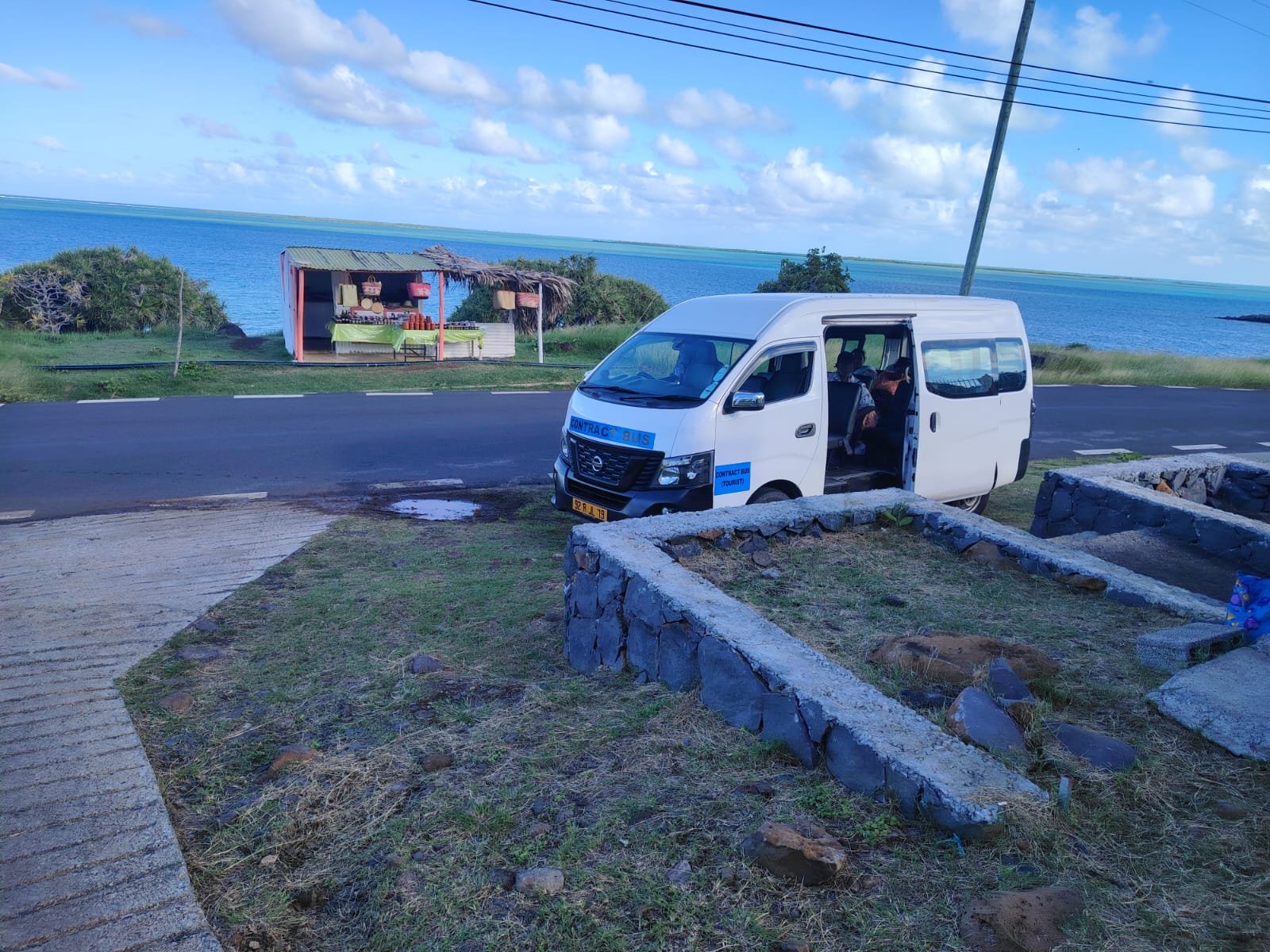 Airport transfer Rodrigues Island minibus